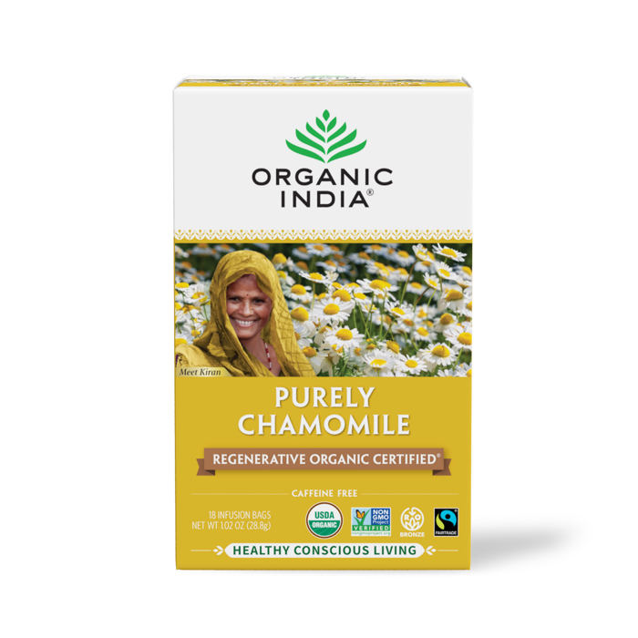 Organic India Launches Purely Chamomile, The First in a New Line of Single-Origin Regenerative Organic Certified Teas Organic India Launches Purely Chamomile, The First in a New Line of Single-Origin Regenerative Organic Certified Teas