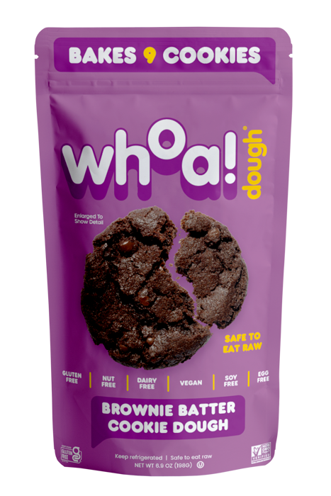 Hey, Batter, Batter, Batter! Whoa Dough Steps Up To The Plate With New, Gluten-Free Brownie Batter Ready-to-Bake Cookie Dough Hey, Batter, Batter, Batter! Whoa Dough Steps Up To The Plate With New, Gluten-Free Brownie Batter Ready-to-Bake Cookie Dough