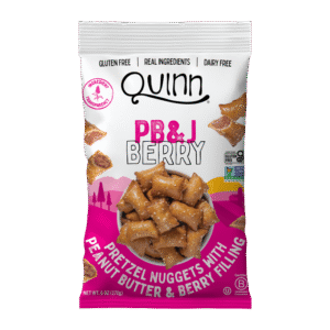 Quinn Launches A PB&J Berry Pretzel Filled Nugget