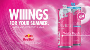 Red Bull Launches Limited-Edition Red Bull Summer Edition White Peach