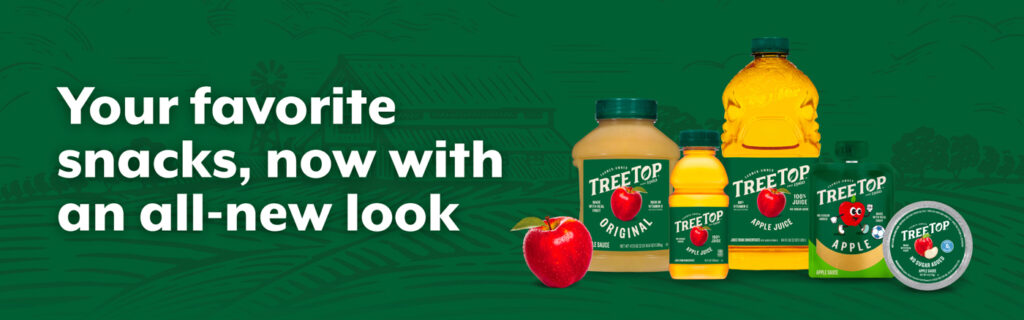 Tree Top Unveils Brand Refresh, Including All-New Packaging