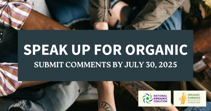Help Us Strengthen Conservation Access for Organic Operations Help Us Strengthen Conservation Access for Organic Operations