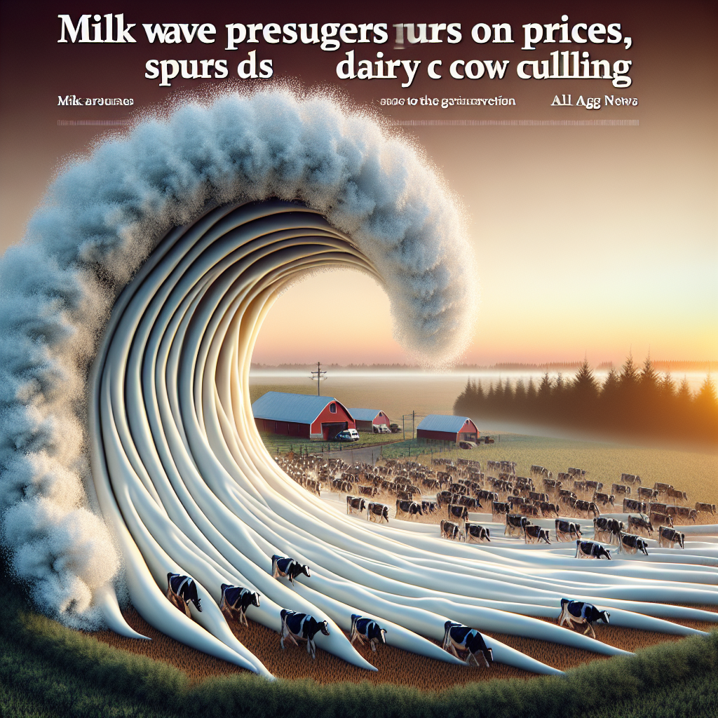 Milk Wave Pressures Prices, Spurs Dairy Cow Culling – All Ag News Milk Wave Pressures Prices, Spurs Dairy Cow Culling – All Ag News