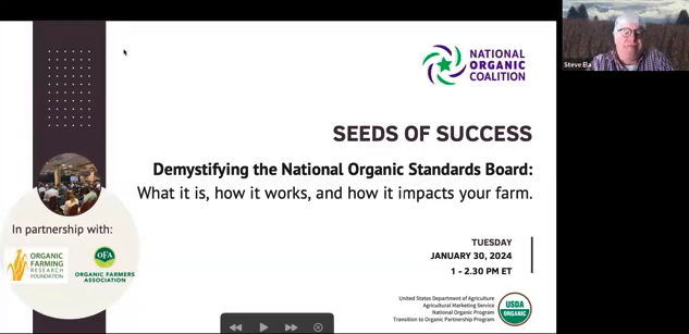 Demystifying the National Organic Standards Board (NOSB) for Farmers Demystifying the National Organic Standards Board (NOSB) for Farmers